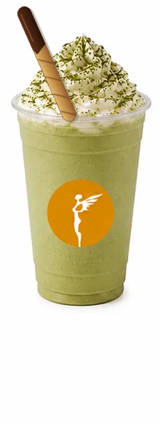 Frappé Matcha — Café con Ángel