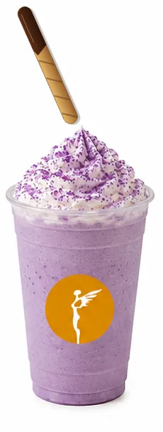 Frappé Taro — Café con Ángel