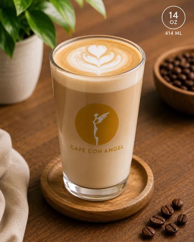 Latte Caliente — Café con Ángel
