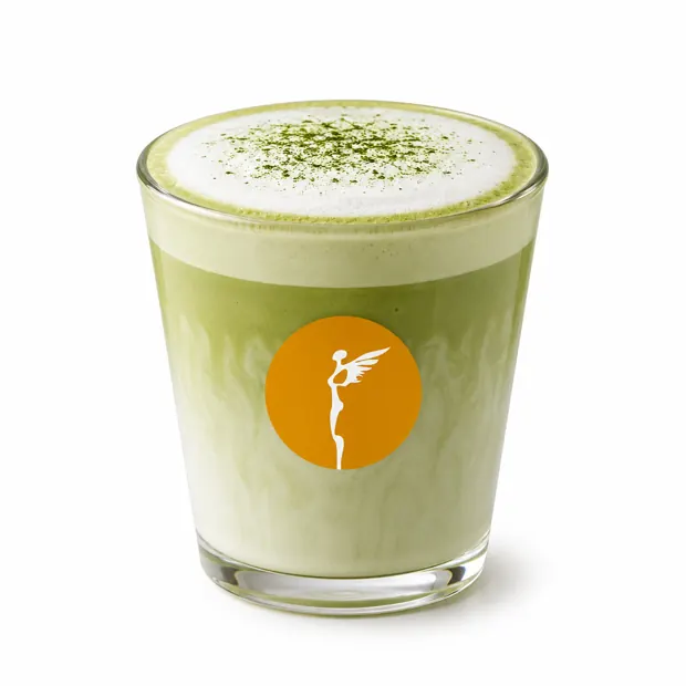 Latte Matcha — Café con Ángel