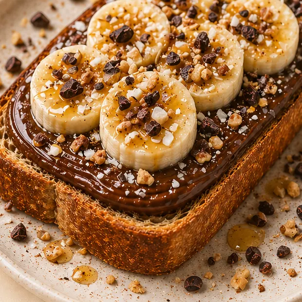 Toast Banana Grand Love — Café con Ángel
